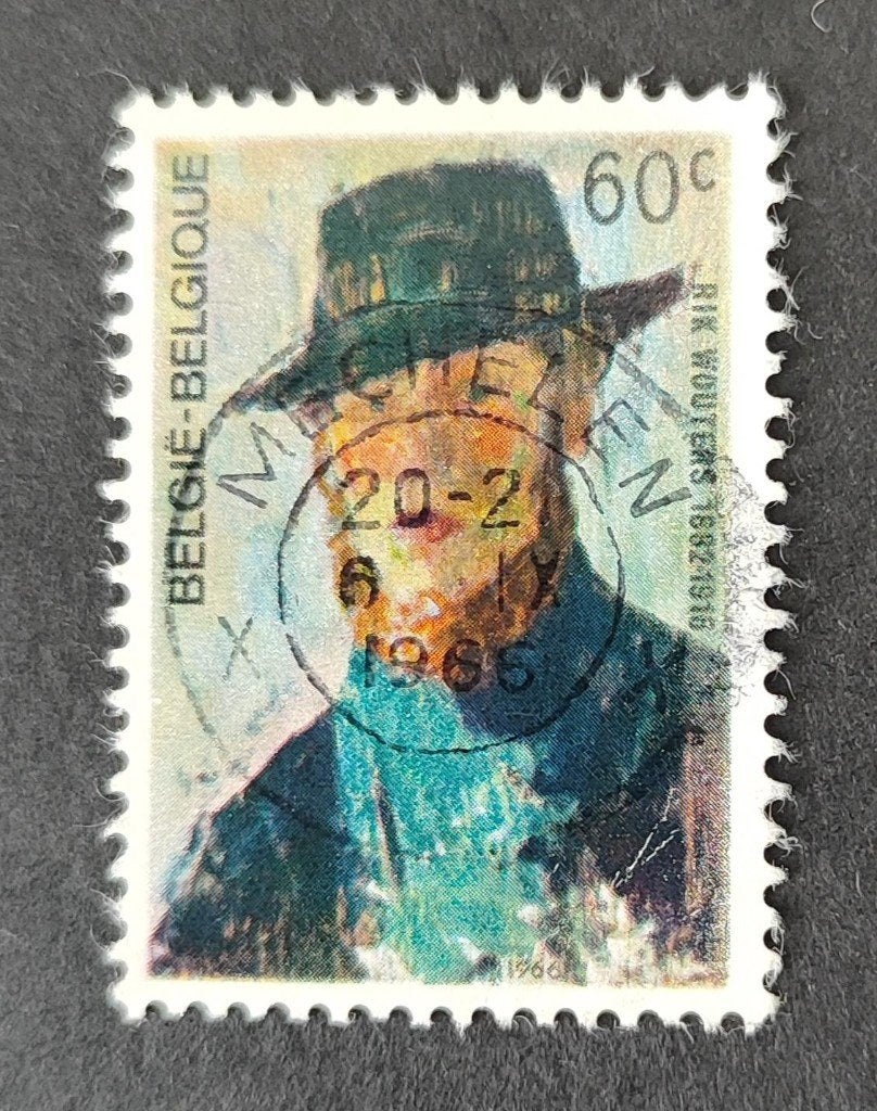 Belgie 1611001 Rick Wouters, Verzenden, Gestempeld, Frankeerzegel, Kunst