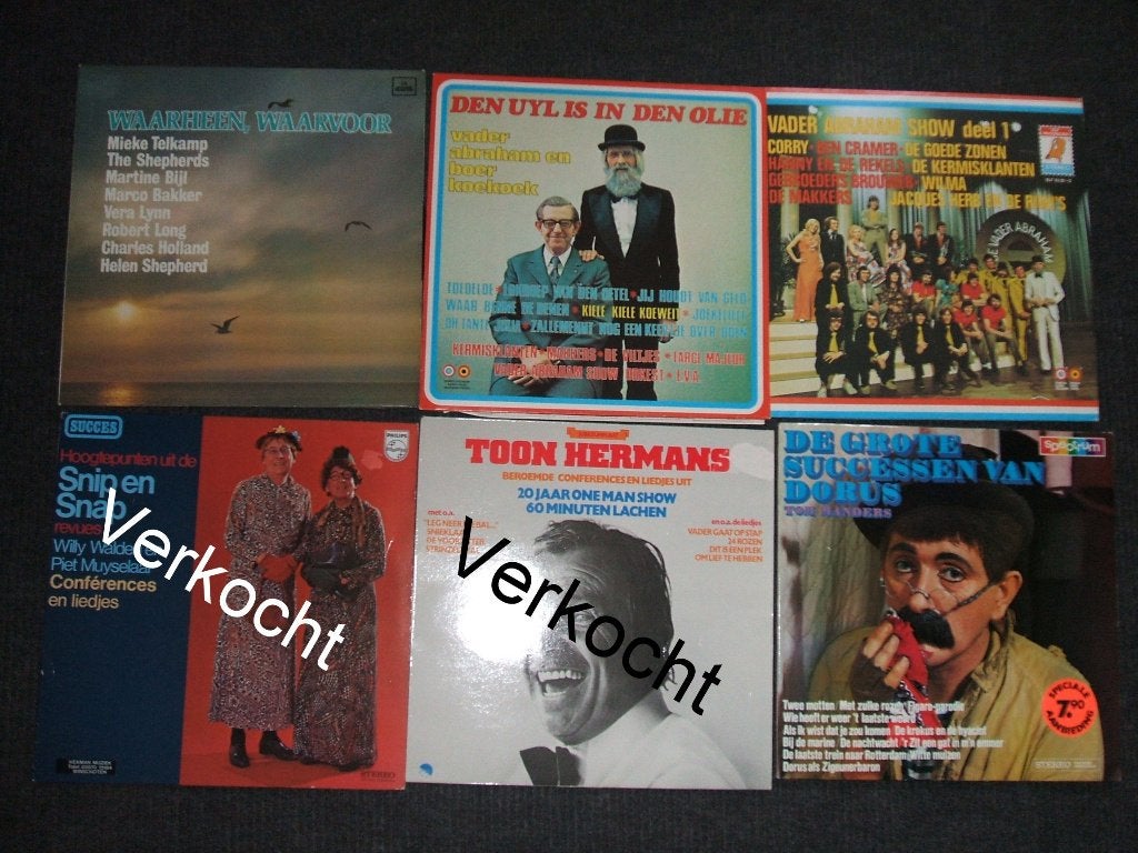 Oude Nederlandse Artiesten Lp 's Boer Koekoek 3,00 p.st., Cd's en Dvd's, Ophalen, LP, Gebruikt, Levenslied of Smartlap