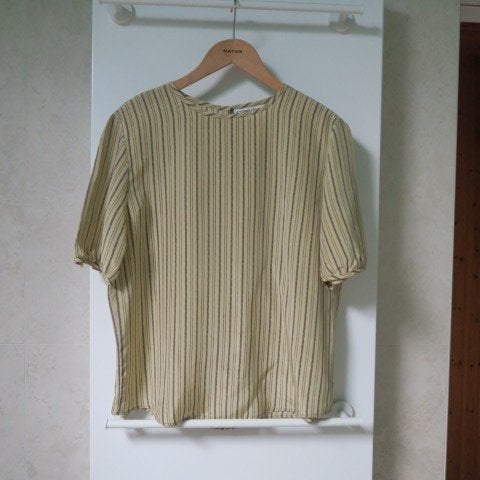 Blouse nieuw zijde strepen geel zwart Cerruti 1881 mt 38, Maat 38/40 (M), Meerkleurig, Ophalen of Verzenden, Nieuw