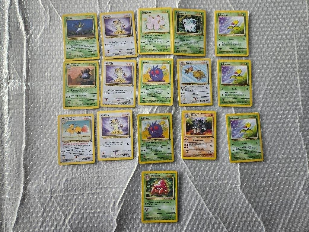 Pokemon Jungle Dutch Diverse Kaarten, Ophalen, Gebruikt, Meerdere kaarten