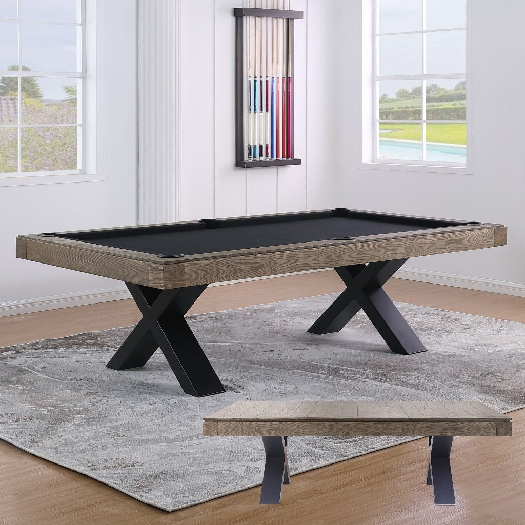 Pooltafel Lexor Dinner Xoon Vintage oak, Sport en Fitness, Ophalen of Verzenden, Nieuw, Pooltafel