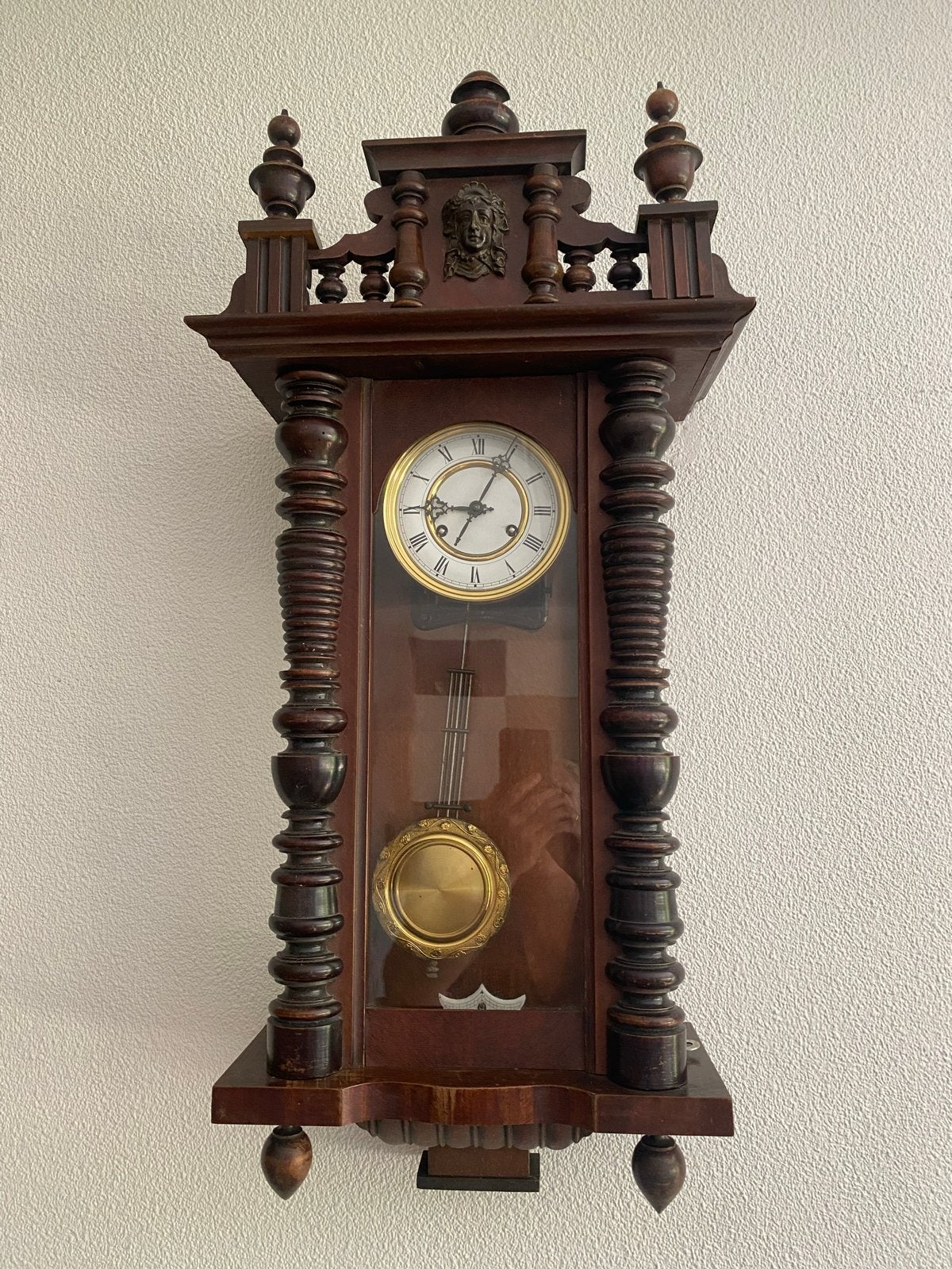 Antieke Selva Wandklok - Origineel Handarbeid H.P. Wennemers, Ophalen