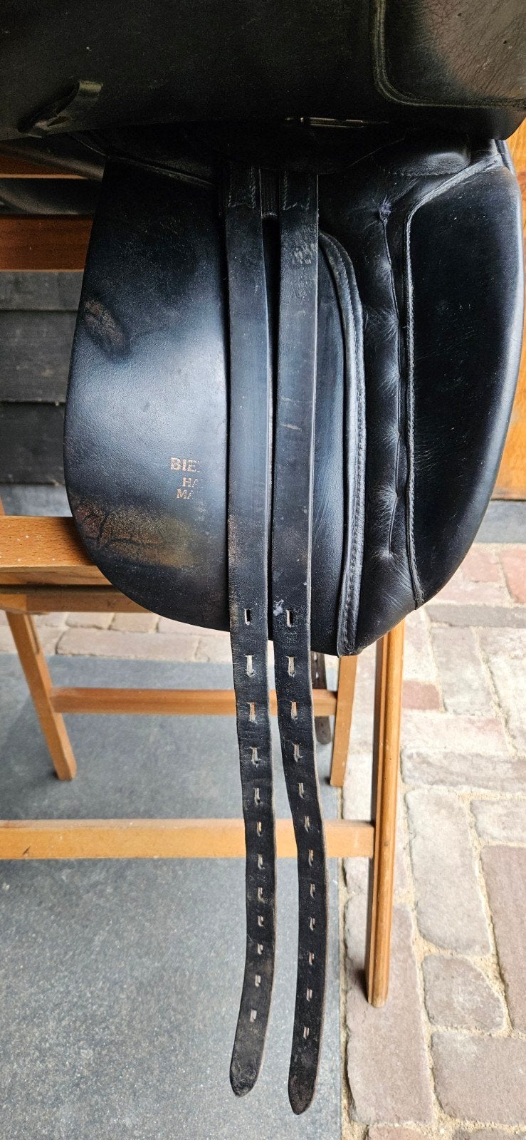 BR dressuurzadel 17,5 inch. Medium-Wide, Dieren en Toebehoren, Ophalen of Verzenden, Gebruikt, Dressuur