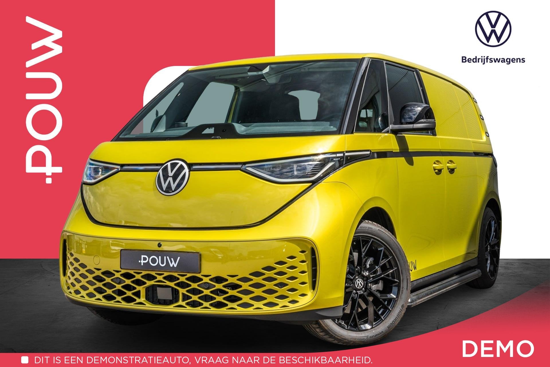 Volkswagen ID. Buzz Cargo 286pk Bulli Edition 79 kWh | 20" V, Auto's, Automaat, 12 maanden, Zwart, Volkswagen