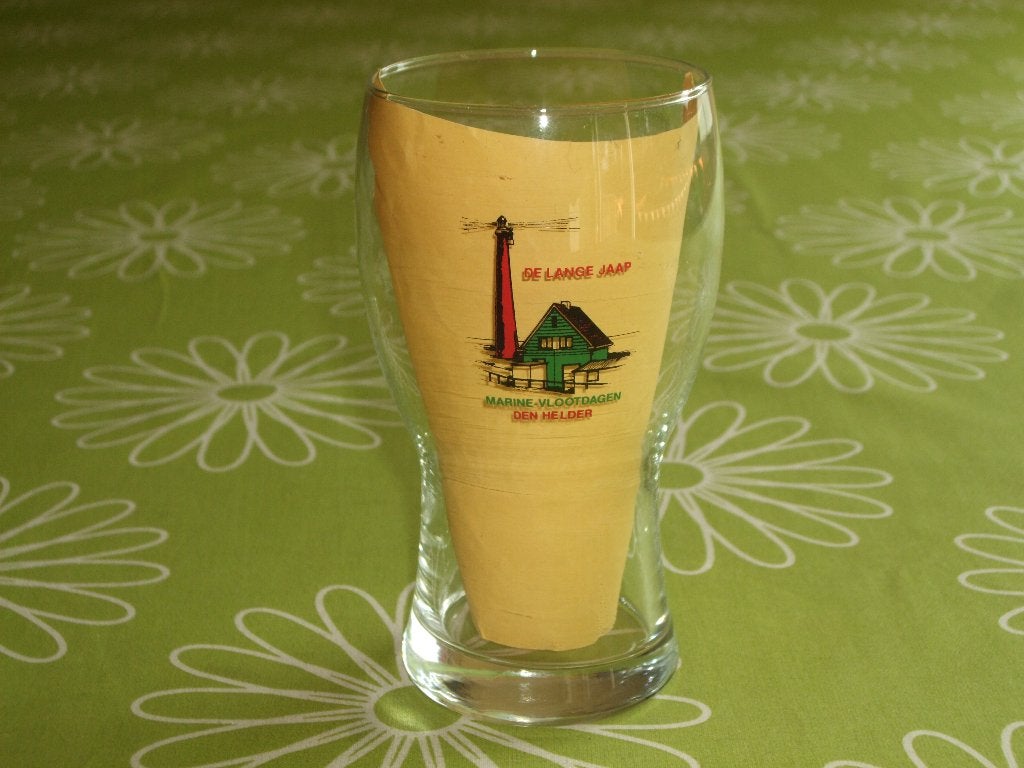 Heineken - Marine vlootdagen - De Lange Jaap - dubbeldruk, Ophalen of Verzenden, Zo goed als nieuw, Glas of Glazen, Heineken