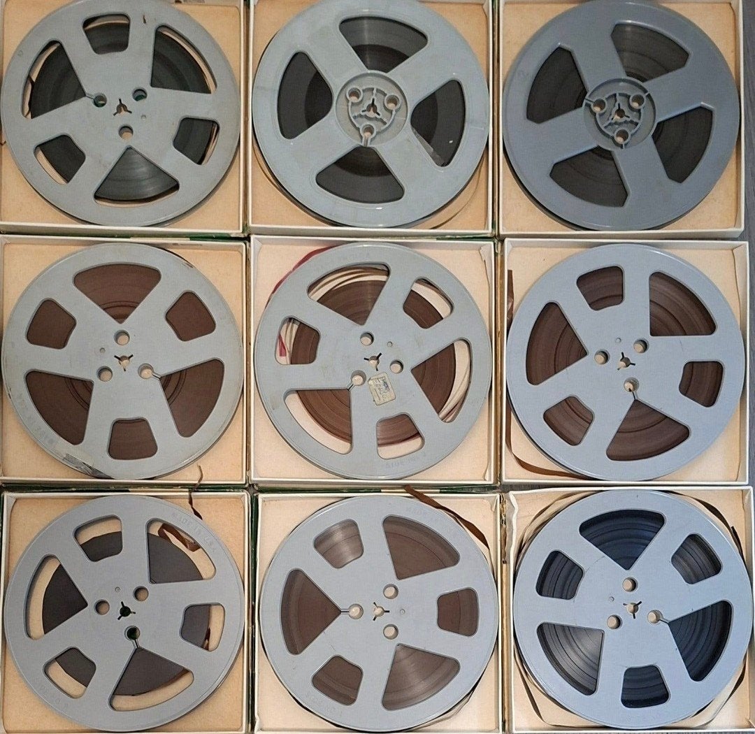 9 Bandrecorder Banden - Diameter 18 cm, Ophalen of Verzenden, Onderdeel, Met banden