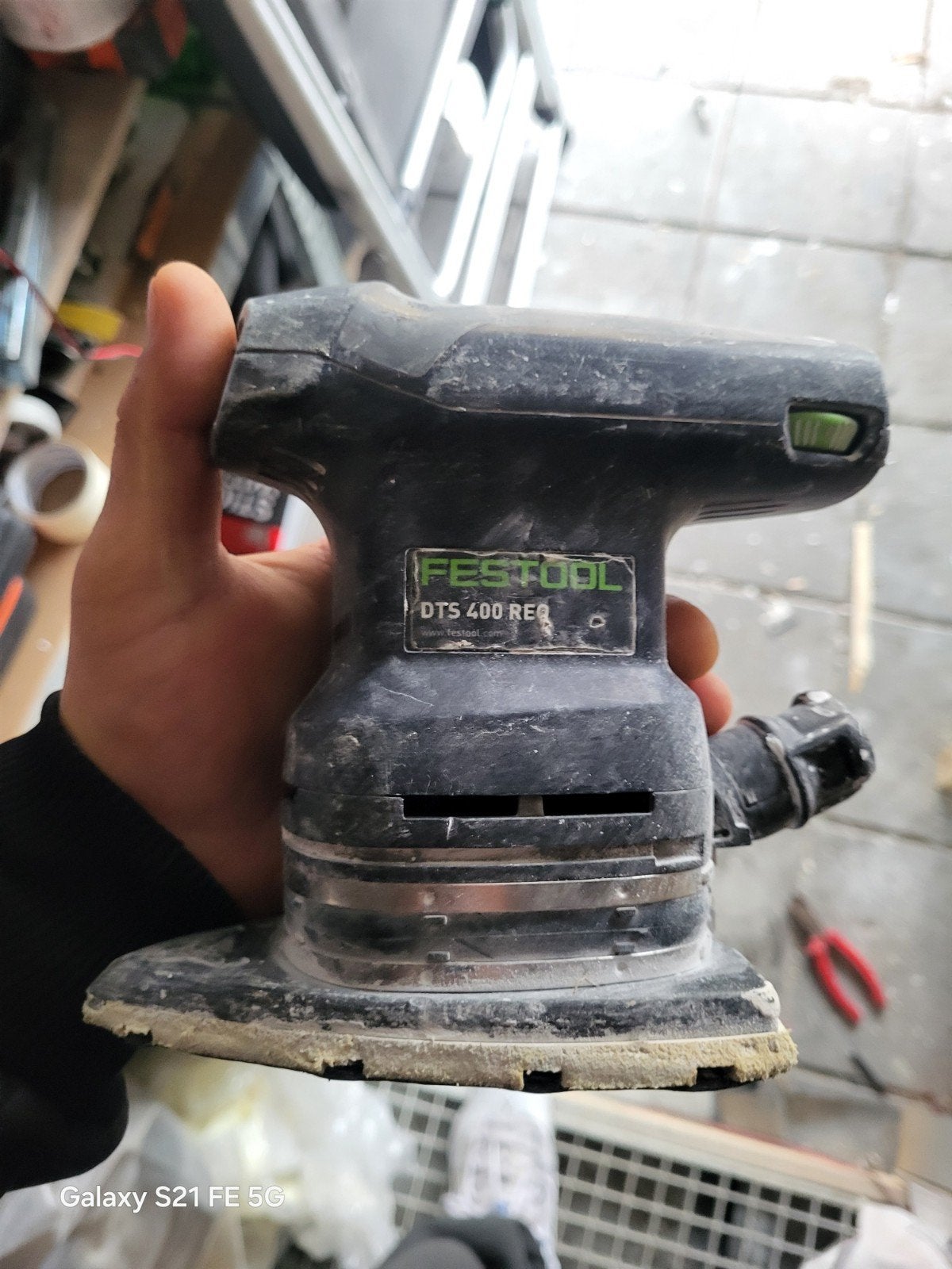 Festool schuurmachine DTS 400 Req evt stofzuiger protol, Doe-het-zelf en Verbouw, Gereedschap | Schuurmachines, Ophalen, Minder dan 600 watt