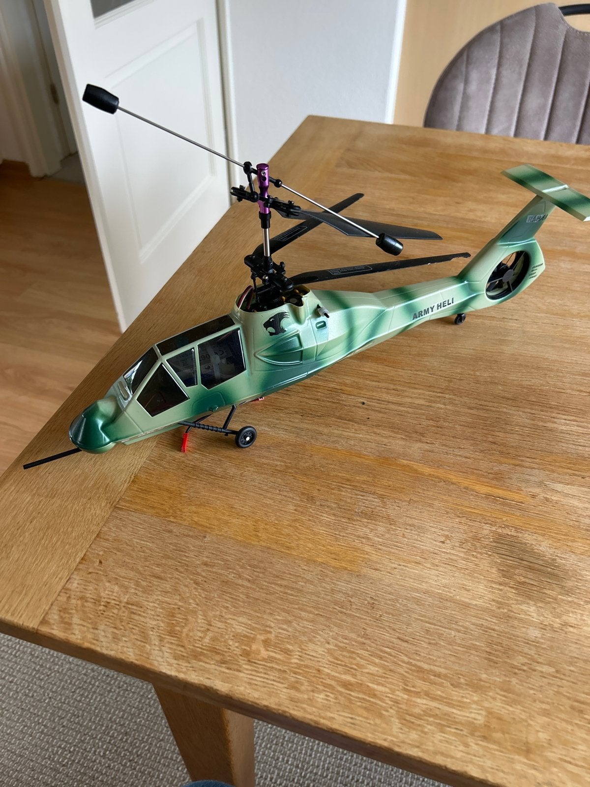RC Helikopter - Leger Groene body voor helikopter, Ophalen of Verzenden, Zo goed als nieuw, Elektro, Helikopter