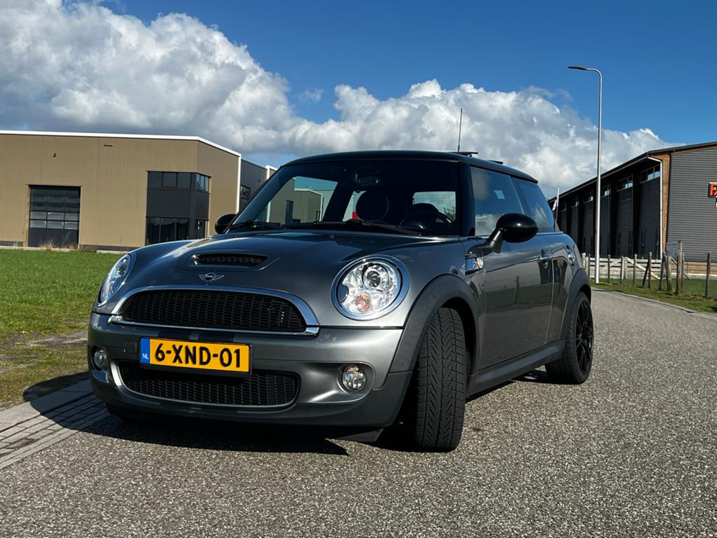 Mini 1.6 16V Cooper S DSG (automaat) Chili Pano 2009 Grijs, Auto's, Mini, Particulier, Cooper S, ABS, Automatische klimaatregeling