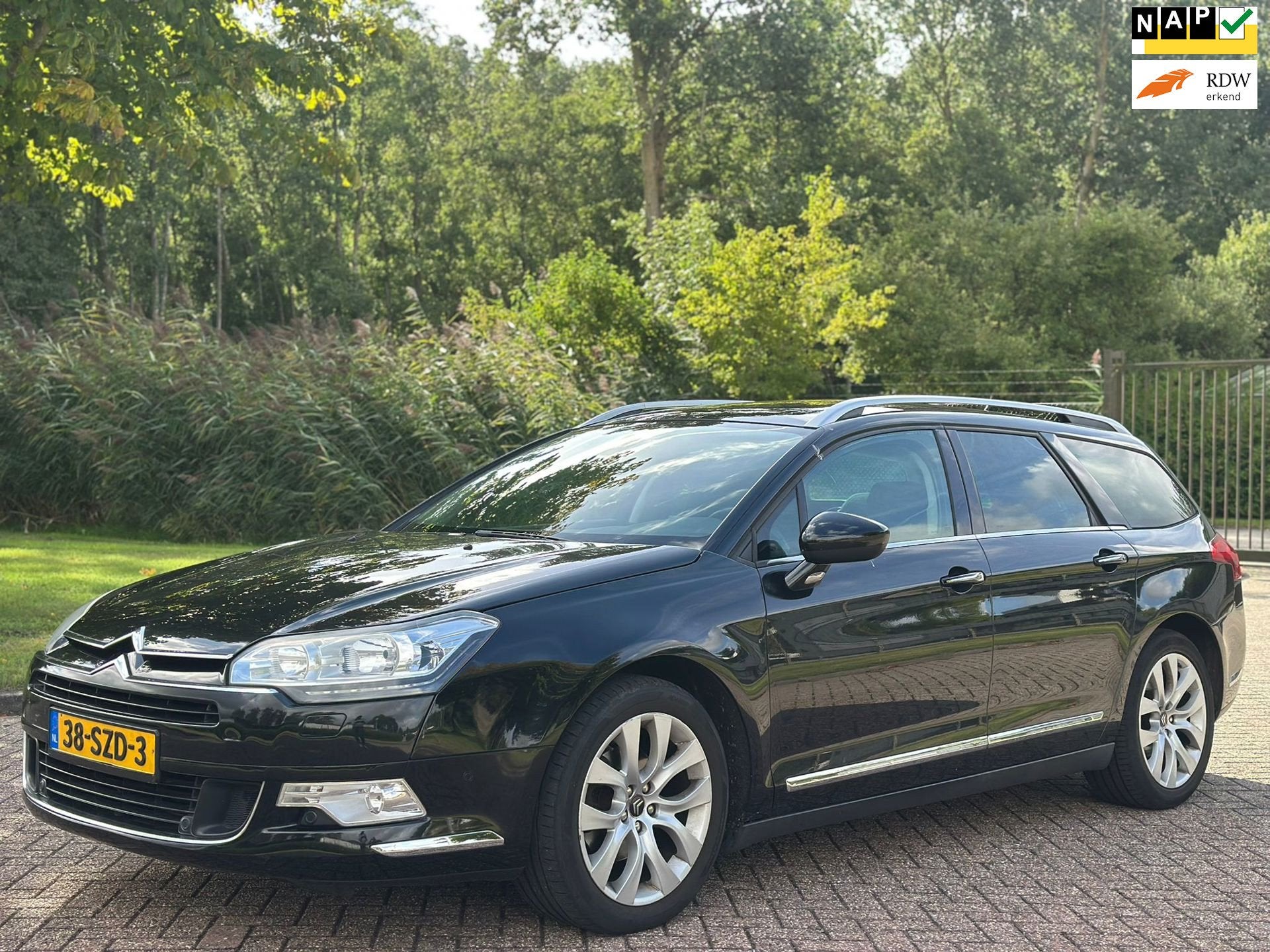 Citroen C5 Tourer 1.6 THP Collection/AUTOMAAT/AIRCO/CRUISE/N, Auto's, Euro 5, Stof, Gebruikt, Zwart