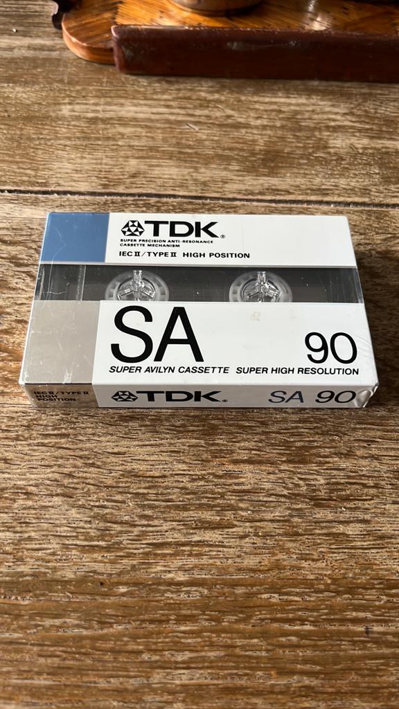 TDK SA90 cassette bandje nieuw/onbespeeld/geseald