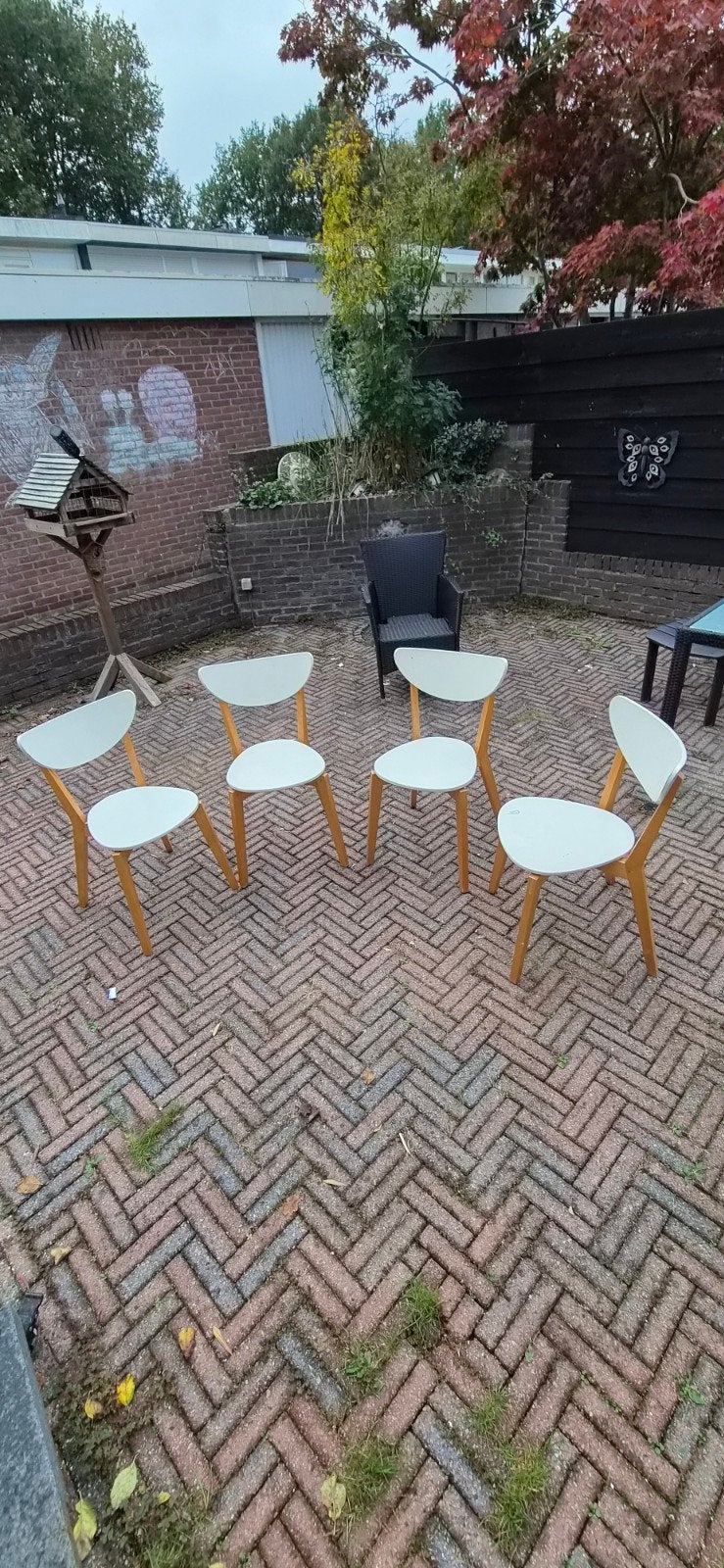 4 ikea  stoeltjes, Tuin en Terras, 4 zitplaatsen, Gebruikt, Ophalen of Verzenden, Stoel