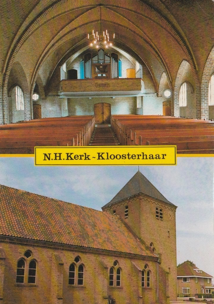 KLOOSTERHAAR Ned. Herv. Kerk, Verzenden, 1980 tot heden, Gelopen, Overijssel