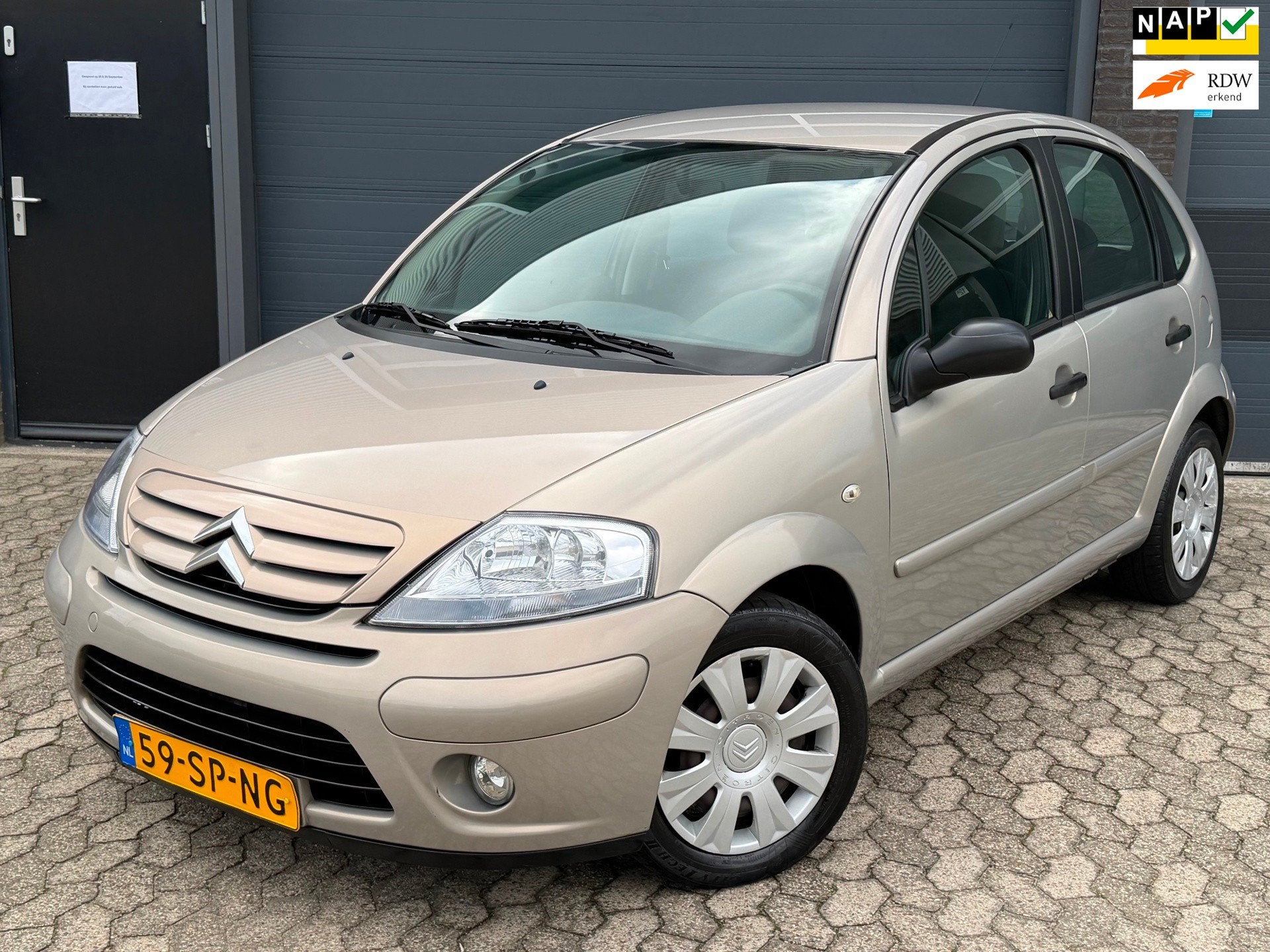 Citroen C3 1.4i-16V Sky Radio|AIRCO|CRUISE|APK|NAP, 1160 kg, 4 cilinders, Beige, Origineel Nederlands
