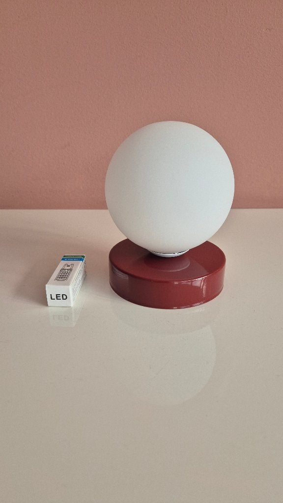 Moderne LED Wandlamp rood, Rood, Inclusief lichtbron, Overige fittingen, Ophalen of Verzenden