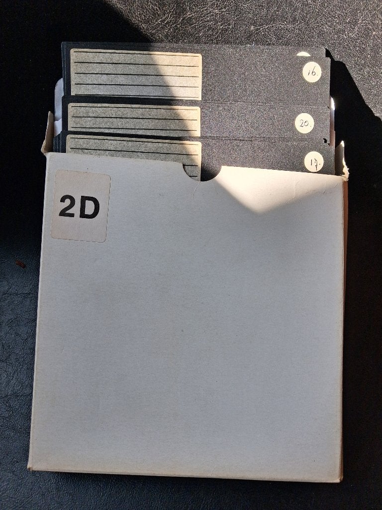 Floppies 5,25 inch 8 stuks, Ophalen of Verzenden, Onbekend