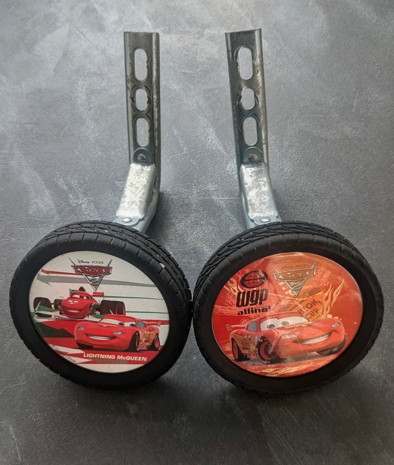 Cars zijwieltjes voor kinderfiets - Disney Lightning McQueen, Ophalen of Verzenden, Gebruikt, Disney Cars