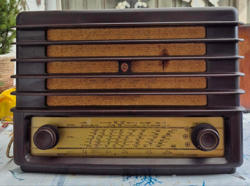 Te koop Siera S195A buizenradio uit 1947, Ophalen of Verzenden