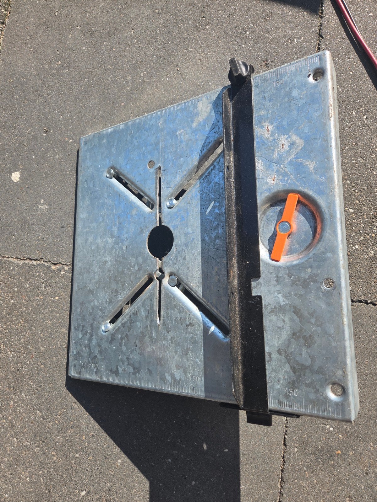 Zaagtafel onderstel voor cirkelzaag, Doe-het-zelf en Verbouw, Gereedschap | Zaagmachines, Ophalen of Verzenden, Gebruikt, Cirkelzaag