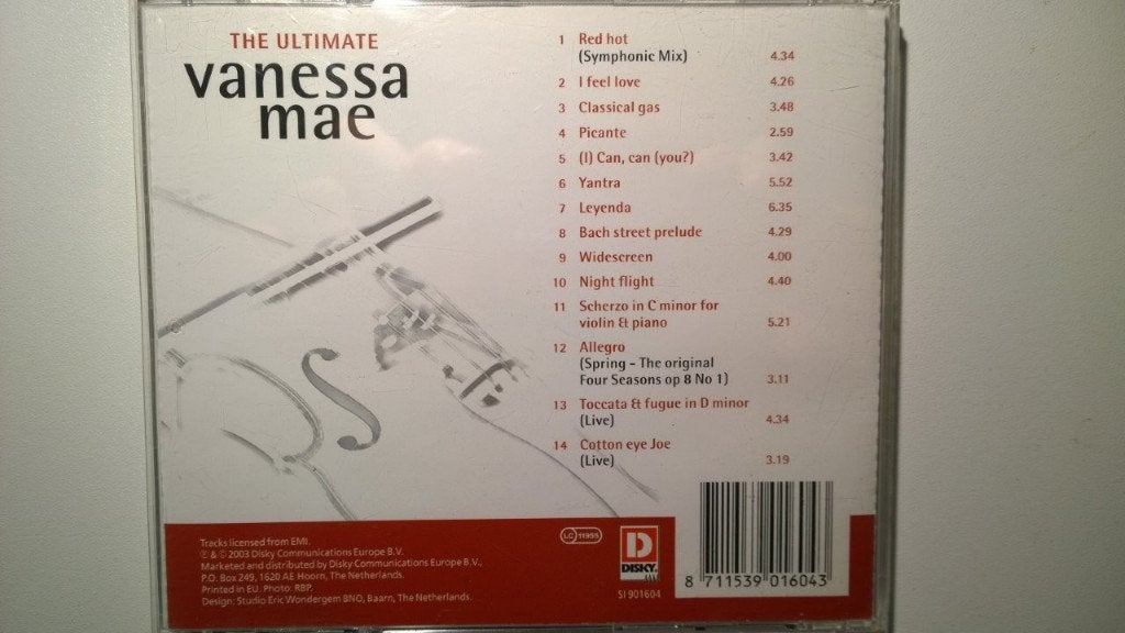 Vanessa Mae - The Ultimate Vanessa Mae, Ophalen of Verzenden, Zo goed als nieuw, Pop, Album