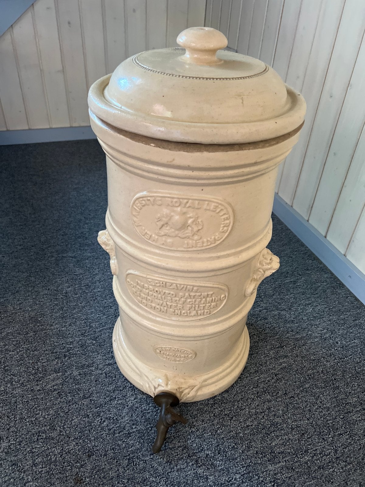 Antieke Doulton Lambeth waterfilter, Antiek en Kunst, Ophalen