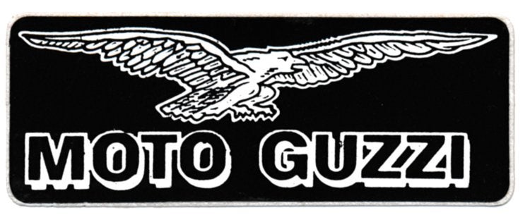 Classic black Moto Guzzi sticker 1960 - 70’s NEW nieuw, Ophalen of Verzenden, Nieuw
