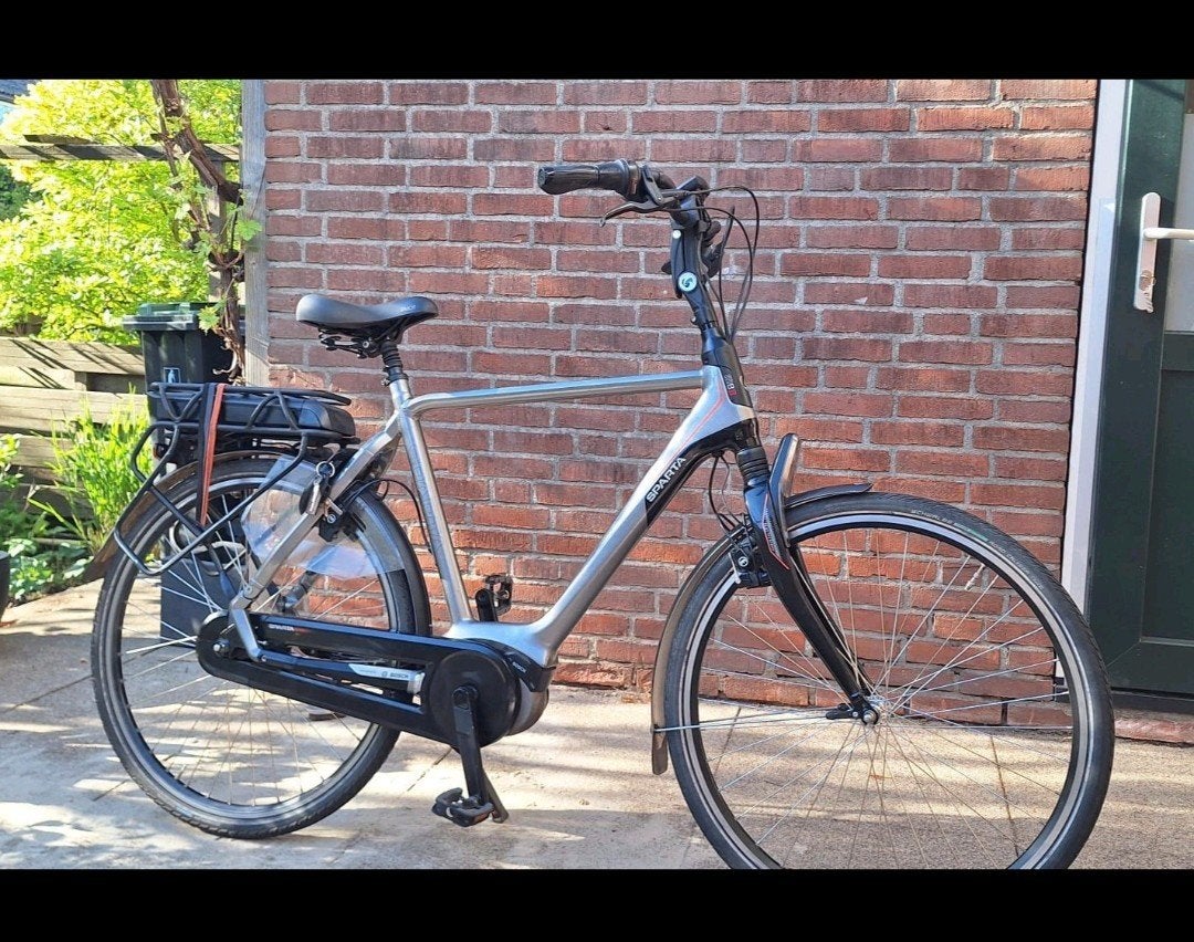 Elektrische herenfiets van het merk Sparta, Fietsen en Brommers, Elektrische fietsen, Ophalen, Sparta, Zo goed als nieuw, 59 cm of meer