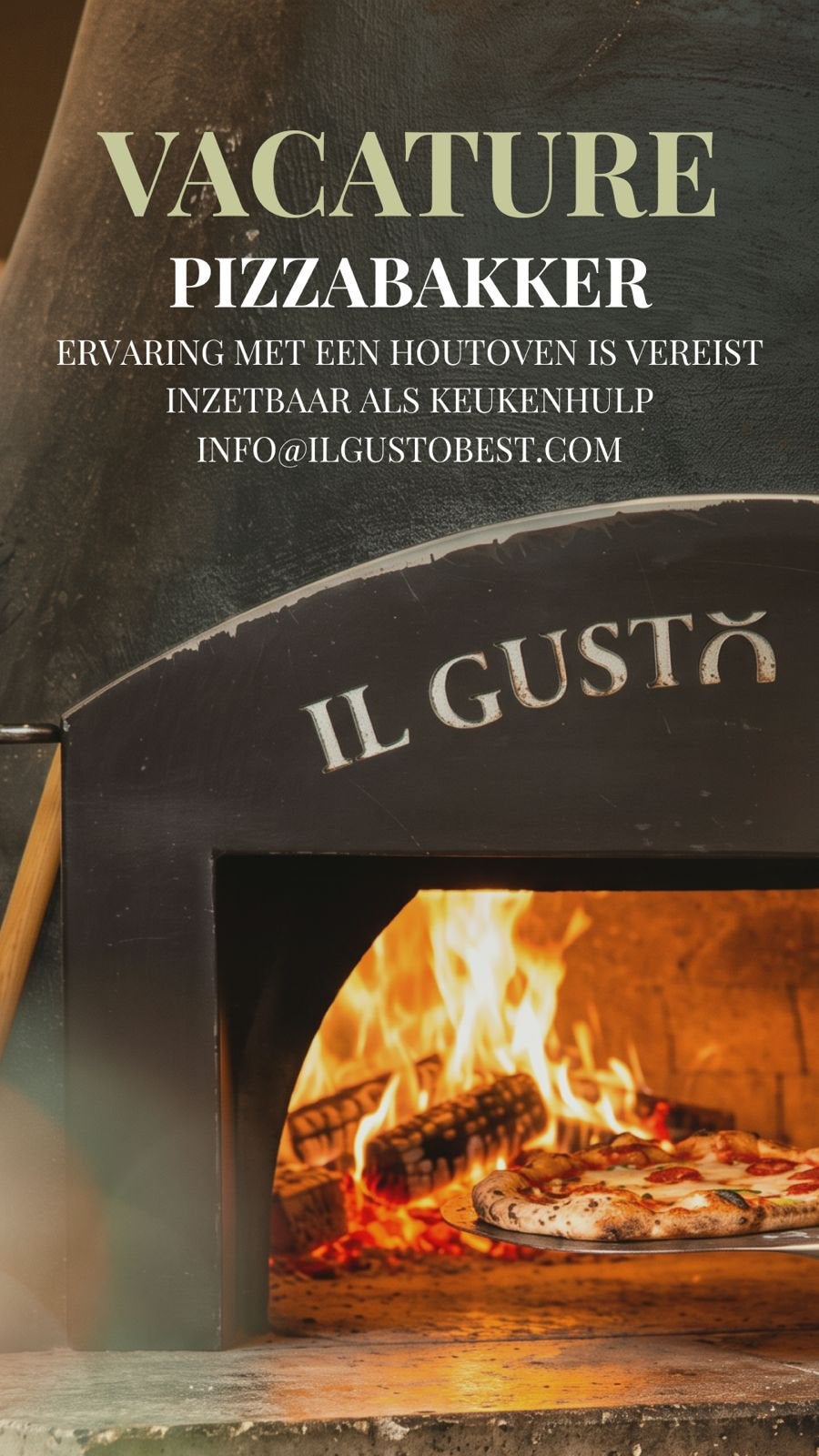 Pizzabakker tevens keukenhulp, Vacatures, Vacatures | Horeca en Catering, 25 - 32 uur, Vanaf 3 jaar, LBO / VMBO, Geschikt als bijbaan