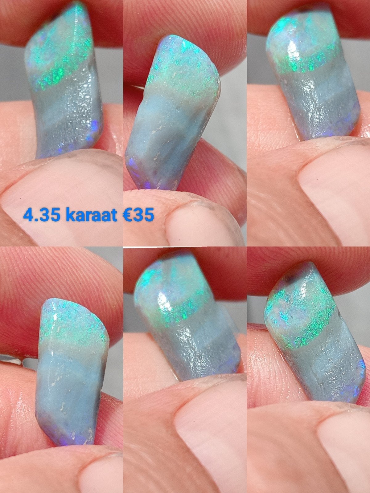 Semi-black opaal Lightning Ridge, Ophalen of Verzenden, Nieuw