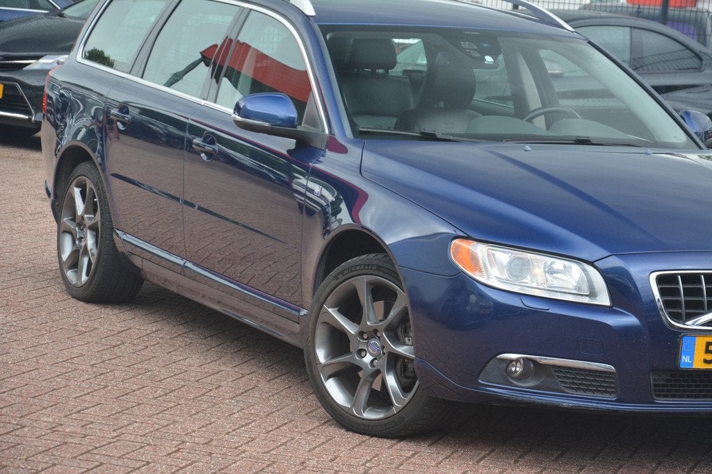 Volvo V70 2.0 D3 Ocean Race | Navigatie | Xenon | Leer | Sto, Auto's, Euro 5, Gebruikt, 1984 cc, Blauw