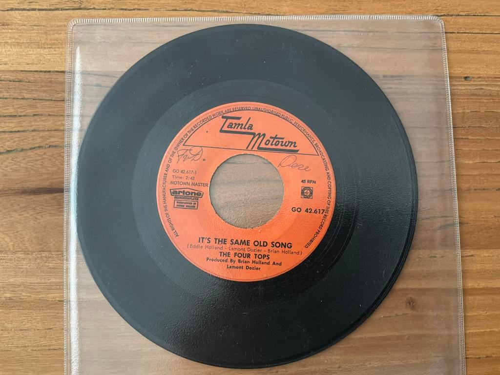 The Four Tops - It's The Same Old Song / Your Love Is Amazin, Gebruikt, 7 inch, Single, Ophalen of Verzenden