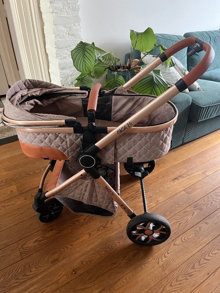 Babywagen: ligbedje en maxi-cosi als een set. (Ophalen), Ophalen, Zo goed als nieuw, Combiwagen, Overige merken