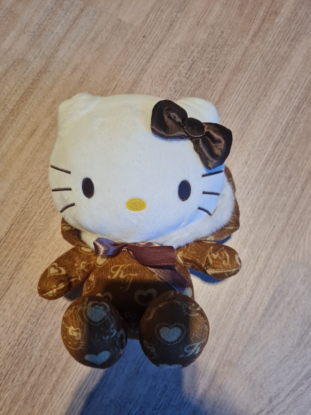 Hello Kitty knuffel met afneembare capuchon, Ophalen of Verzenden