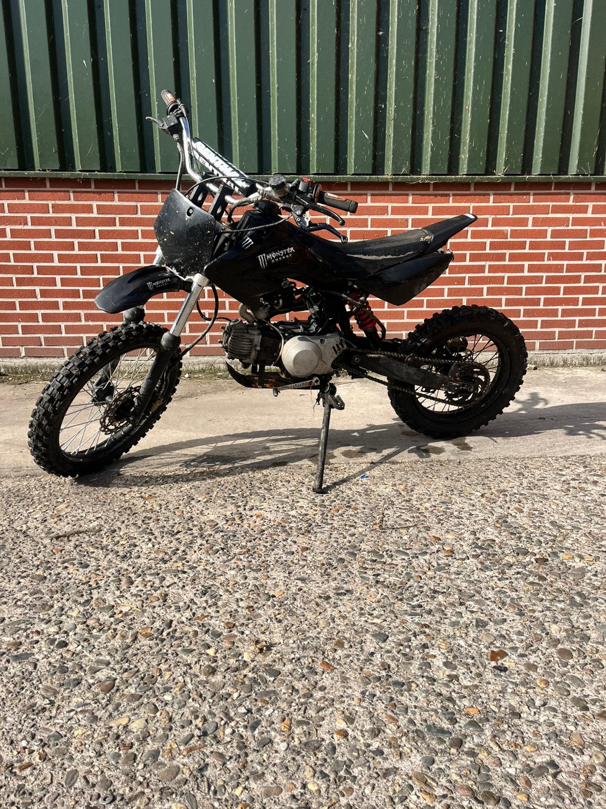 Pitbike 125cc opknapper, Fietsen en Brommers, Ophalen, Zo goed als nieuw