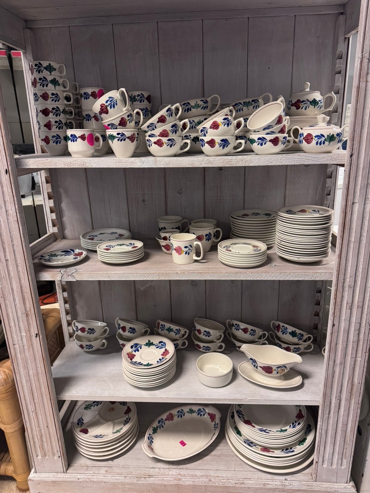 Boeren bont servies Schatkamer arnhen, Huis en Inrichting, Ophalen, Gebruikt, Aardewerk, X