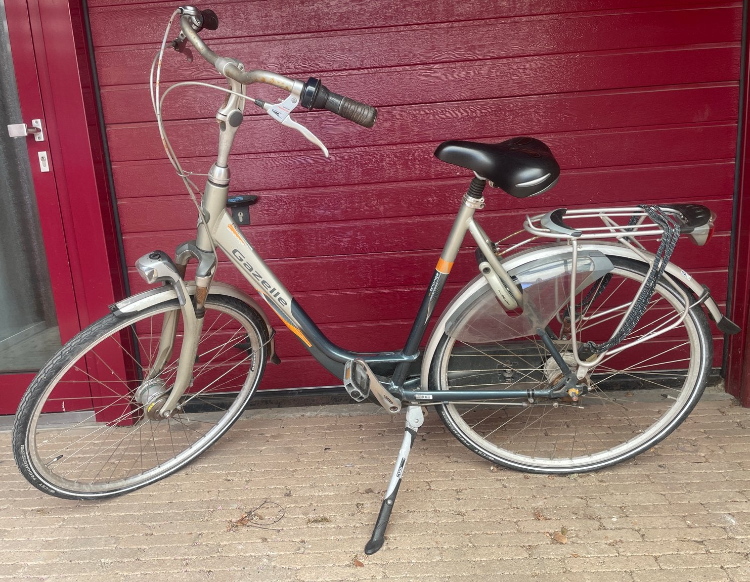 Gazelle Orange Plus Damesfiets - Gebruikt, Fietsen en Brommers, Fietsen | Dames | Damesfietsen, Ophalen, Velgrem, Versnellingen