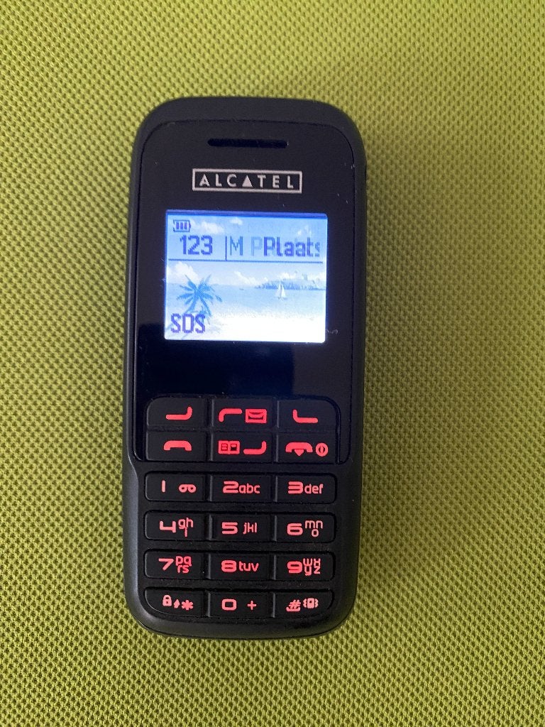 Alcatel candybar mini mobieltje izg staat, Ophalen, Zo goed als nieuw, Zwart, Overige modellen