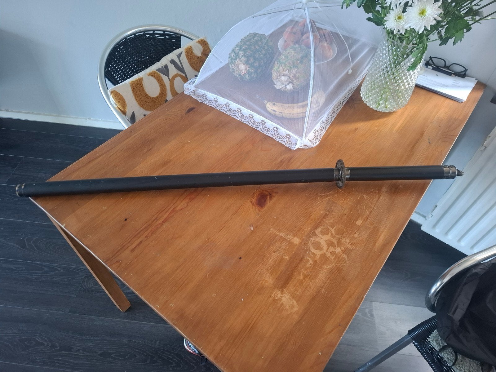 Zwaard - Stainless Staal - 105 cm lang, Huis en Inrichting, Ophalen, Gebruikt