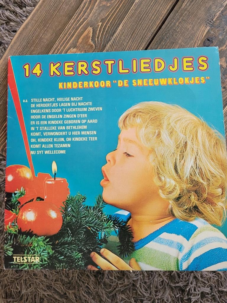 14 Kerstliedjes Kinderkoor - Vinyl LP, Cd's en Dvd's, Vinyl | Overige Vinyl, Ophalen of Verzenden, Zo goed als nieuw