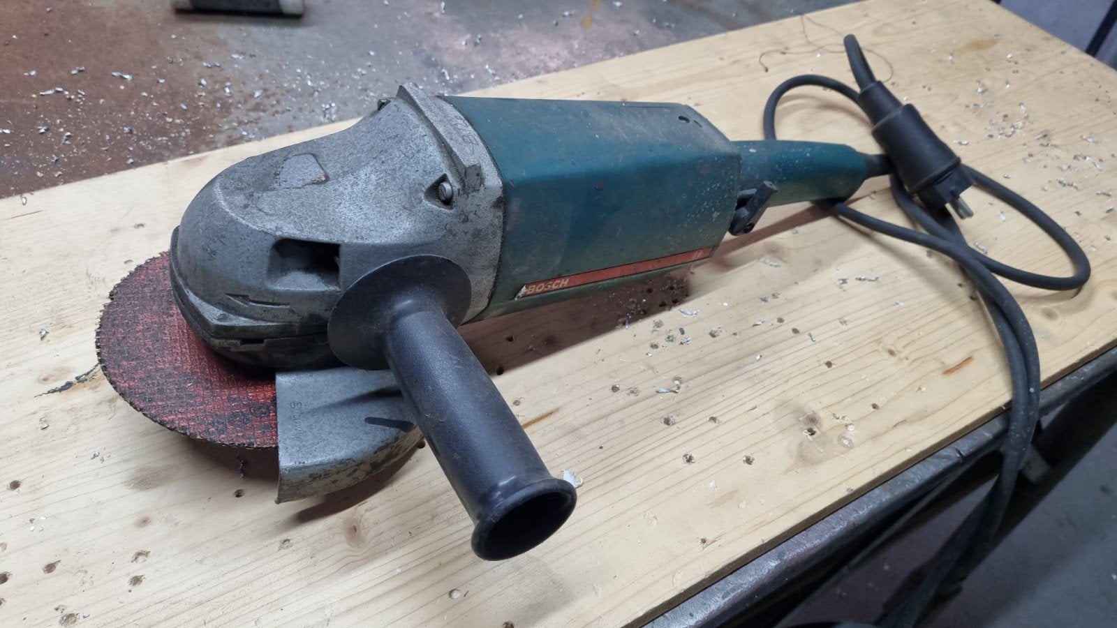 Bosch Haakse Slijpmachine 2200W - Gebruikt, Ophalen, Gebruikt, Haakse handslijpmachine