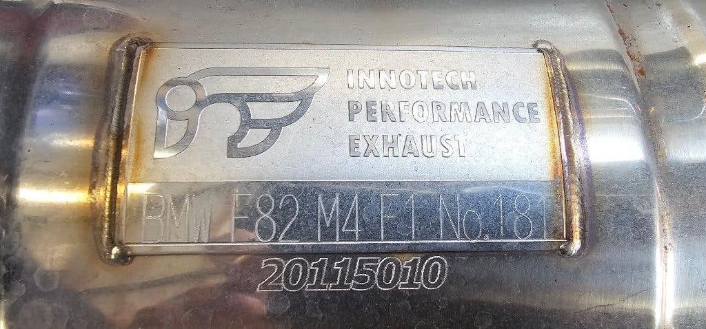 Innotech Performance Exhaust RVS Uitlaat BMW M4 F82 - F83, Ophalen, Gebruikt, BMW