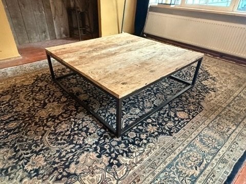 Vierkante salontafel, Ophalen, Vierkant, Zo goed als nieuw, 5 – 50