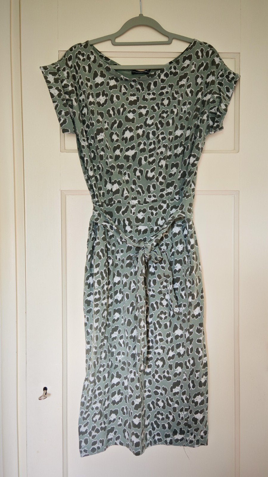Groen gevlekte jurk Musthaves, Maat 42/44 (L), Musthaves, Ophalen of Verzenden, Gedragen