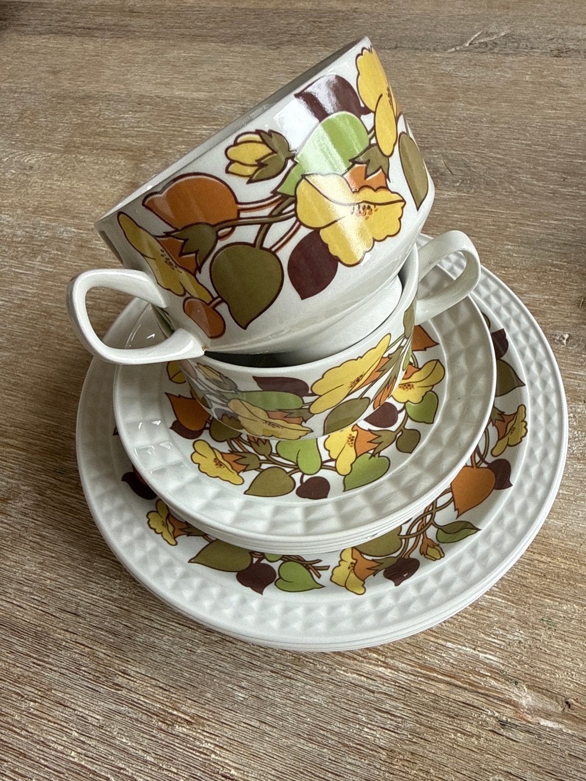 Vintage Pontesa Spanje servies – 10-delig, Antiek en Kunst, Ophalen of Verzenden