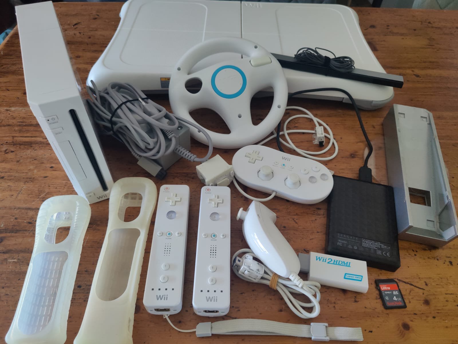 Nintendo Wii met +400 games en accessoires, Ophalen, Zo goed als nieuw, Met 2 controllers