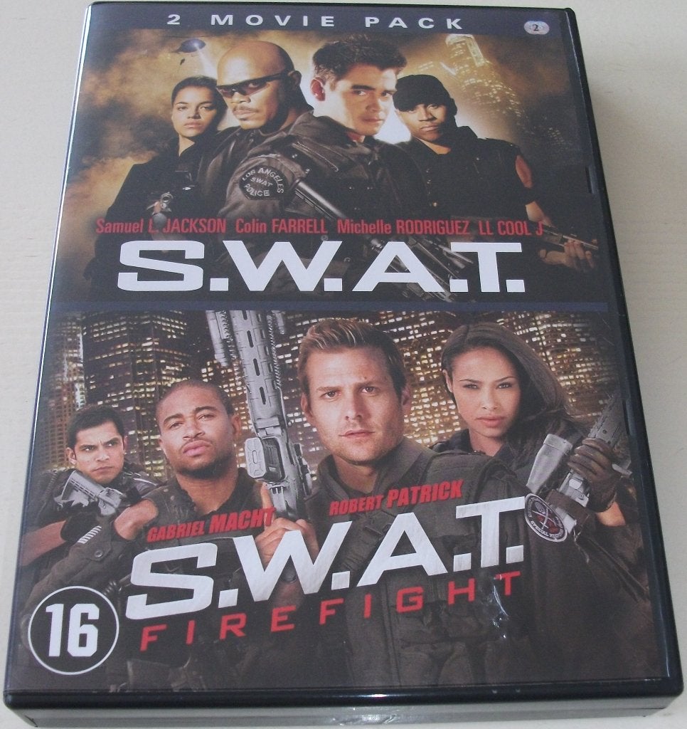 Dvd *** S.W.A.T. 1 & 2 *** 2-Disc Boxset: 2-Movie Pack, Vanaf 12 jaar, Ophalen of Verzenden, Zo goed als nieuw, Actie