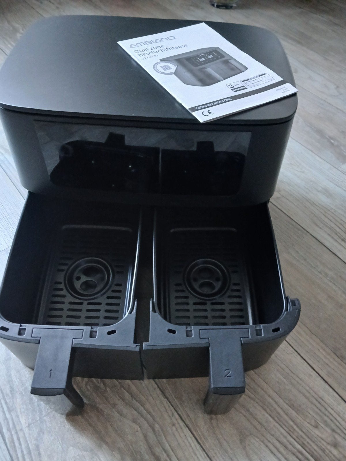 Ambiano Dual Zone Heteluchtfriteuse - Zo goed als nieuw