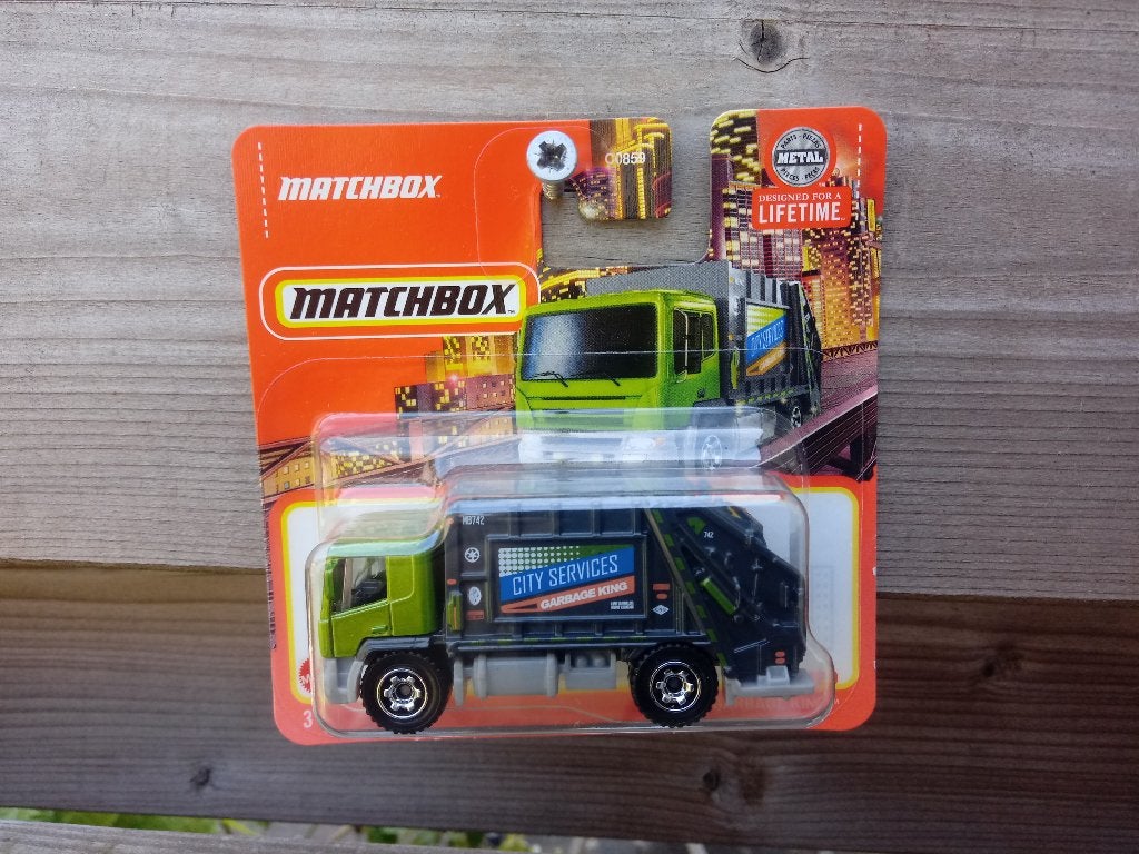 Garbage King vuilniswagen Matchbox, Ophalen, Nieuw, Bus of Vrachtwagen