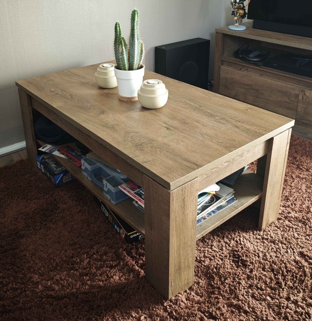 Salontafel 110x60 JYSK, Huis en Inrichting, Ophalen, Gebruikt, 100 tot 150 cm, 50 tot 100 cm
