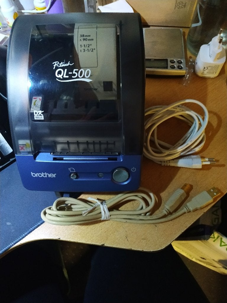 Brother QL-500 Labelprinter, Ophalen of Verzenden, Gebruikt, Qwerty, Brother